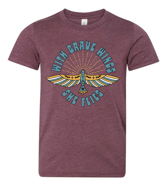 With Brave Wings She Flies™ Tee