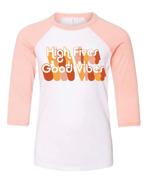 High Fives, Good Vibes™ Raglan Tee