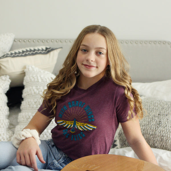 With Brave Wings She Flies™ Tee